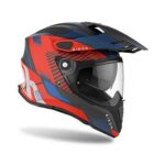AIROH CASCA COMMANDER BOOST RED/BLUE MATT - Image 2