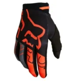 FOX 180 SKEW GLOVES BLK/ORG