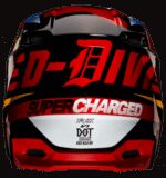 FOX V1 CZAR HELMET [BLK/YLW] - Image 2