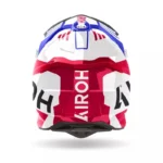 AIROH STRYCKER BRAVE BLUE/RED GLOSS - Image 3