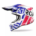 AIROH STRYCKER BRAVE BLUE/RED GLOSS - Image 2