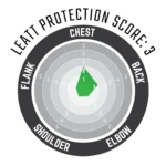 Chest protector 2.5 Mini Blk/Red #110-134cm - Image 2