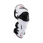 Knee & Shin Guard Dual Axis Pro White - Image 2