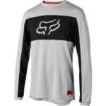 FOX RANGER DR FOXHEAD LS JERSEY [STL GRY]