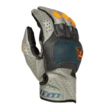 KLIM Badlands Aero Pro Short Glove Petrol - Strike Orange