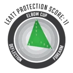 Elbow Guard 3DF 5.0 Jr Wht/Blk - Image 4