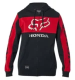 FOX HONDA ZIP FLEECE [BLK/RD]