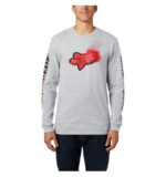 FOX BNKZ LS TEE [LT HTR GRY] - Image 3