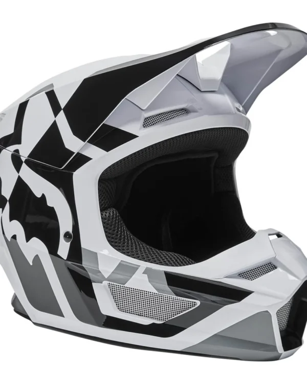 FOX V1 LUX HELMET, ECE [BLK/WHT]