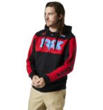 FOX HONDA ZIP FLEECE [BLK/RD] - Image 2