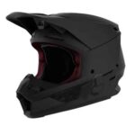 FOX YTH V1 MATTE BLACK HELMET, ECE [MT BLK] - Image 2