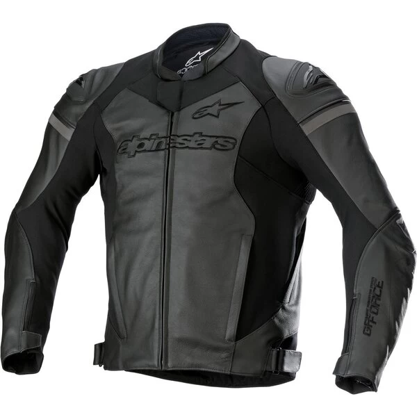 Geaca de piele sport ALPINESTARS GP FORCE 56 Negru/Negru