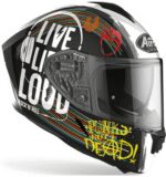AIROH SPARK ROCK'N'ROLL BLACK GLOSS - Image 2