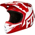 FOX V1 RACE HELMET RED