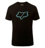 FOX SLASH SS AIRLINE TEE [BLK]