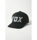 FOX FOX DOWN N DIRTY FLEXFIT HAT [BLK/WHT]