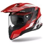AIROH CASCA COMMANDER BOOST RED GLOSS