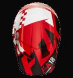 FOX V1 RACE HELMET RED/BLACK - Image 3