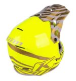 KLIM F3 Carbon Off-Road Helmet Illusion Yellow - Gold - Image 8