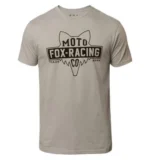 FOX FLAT HEAD SS PREMIUM TEE [STL GRY]