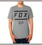 FOX LISTLESS AIRLINE SS TEE [HTR DRK GRY] - Image 2