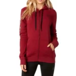 FOX AFFIRMED ZIP FLEECE [DRK RD]