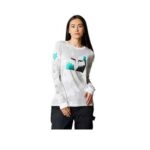 FOX DETONATE LS TEE [WHT/GRY] - Image 2