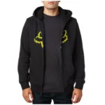 FOX TRACKED SHERPA ZIP FLEECE [BLK]