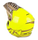 KLIM F3 Carbon Off-Road Helmet Illusion Yellow - Gold - Image 7
