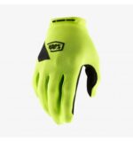 100% RIDECAMP Gloves Fluo Yellow - Image 2