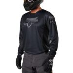 FOX MX 180 BLACKOUT JERSEY [BLK/BLK] - Image 2