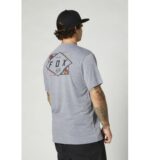 FOX FOX BURNT SS TECH TEE [HTR GRAPH] - Image 3