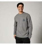 FOX SHINBONE CREW FLEECE [HTR GRAPH] - Image 3