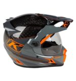 KLIM Krios Pro Helmet Only Loko Striking Gray - Image 7