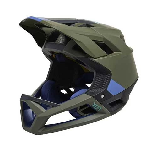 FOX MTB PROFRAME HELMET BLOCKED, CE [OLV GRN]