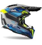 AIROH AIROH AVIATOR 3  WAVE SILVER GLOSS CHROME 2021