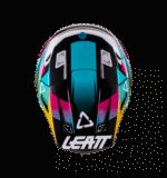 LEATT Helmet and Goggle Kit Moto 8.5 V22 AQUA - Image 4