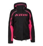 KLIM Flare Jacket Black - Knockout Pink - Image 2