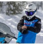 KLIM Kaos Jacket Black - Electric Blue Lemonade - Image 4