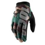 100% BRISKER Gloves Camo/Black