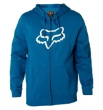 FOX LEGACY FOXHEAD ZIP FLEECE [DST BLU]