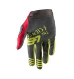LEATT GLOVE GPX 1.5 GRIPR  RED/LIME - Image 2