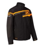 KLIM Klimate Jacket Black - Strike Orange - Image 4