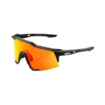100% SPEEDCRAFT - Soft Tact Black - HiPER Red Multilayer Mirror Lens