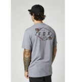 FOX FOX BURNT SS TECH TEE [HTR GRAPH] - Image 4