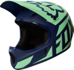 FOX RAMPAGE RACE HELMET [NVY/LT BLU]