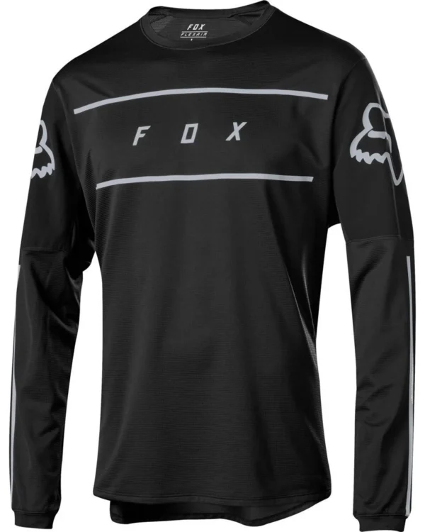 FOX FLEXAIR LS FINE LINE JERSEY [BLK]