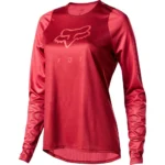 FOX WOMENS DEFEND LS JERSEY [CRDNL]
