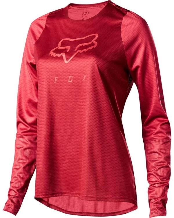 FOX WOMENS DEFEND LS JERSEY [CRDNL]