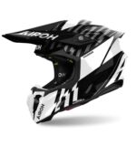 Airoh Twist 3 Thunder Helmet Black White - Image 3